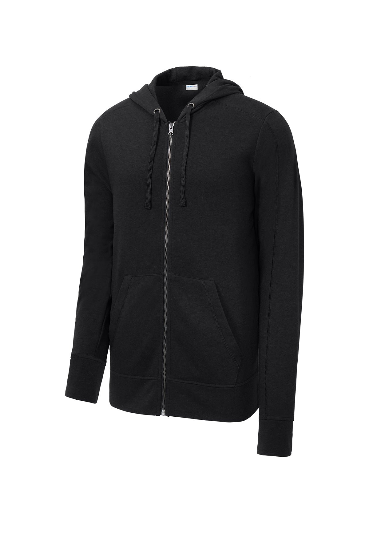 ST293 Sport-Tek ® PosiCharge ® Tri-Blend Wicking Fleece Full-Zip Hooded Jacket