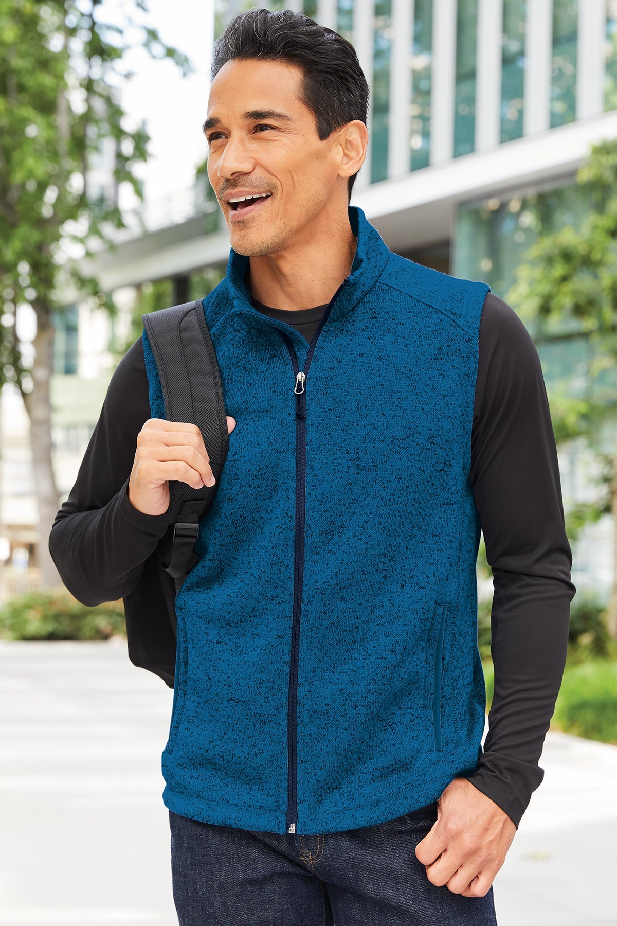 F236 Port Authority ® Sweater Fleece Vest