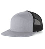 Heather 6-Panel Arch Trucker Snapback Cap