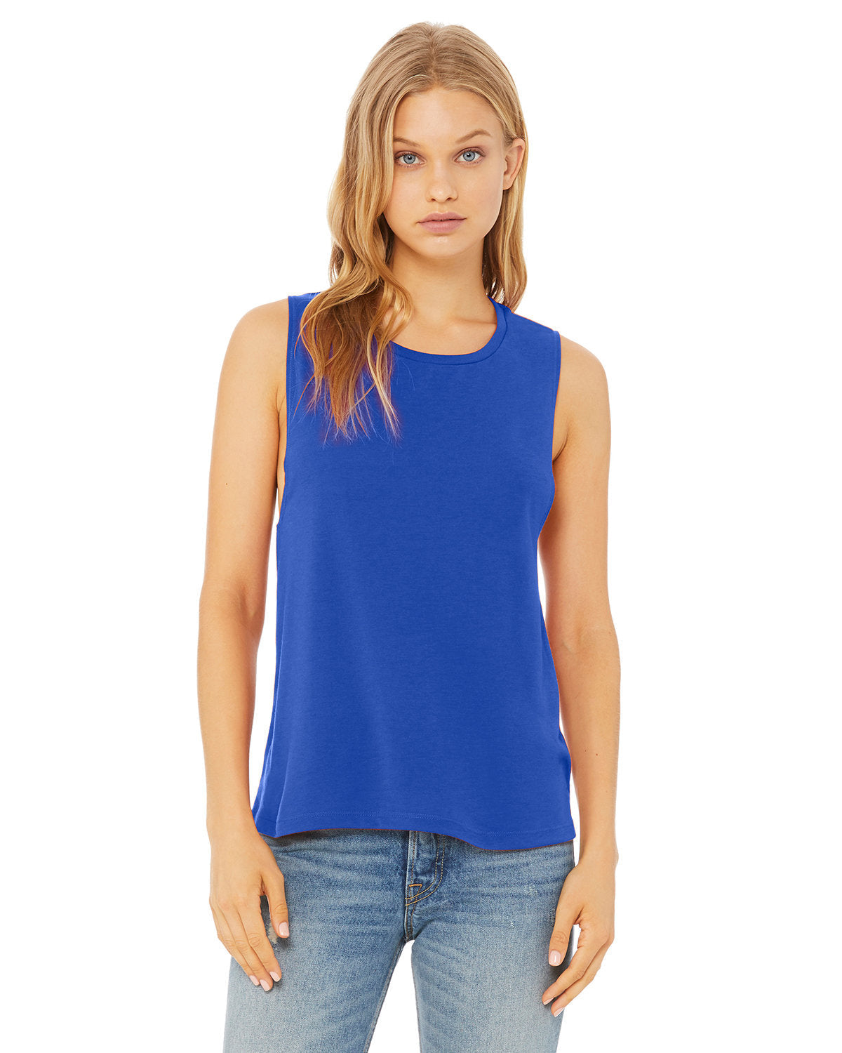 B8803 Bella + Canvas Ladies' Flowy Scoop Muscle Tank S-2XL