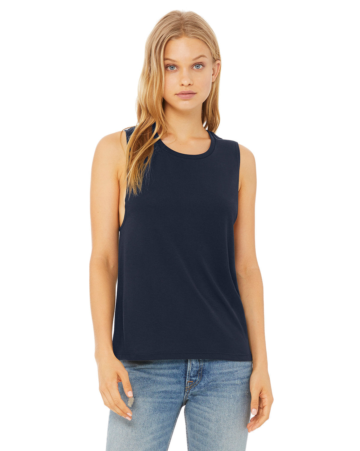 B8803 Bella + Canvas Ladies' Flowy Scoop Muscle Tank S-2XL