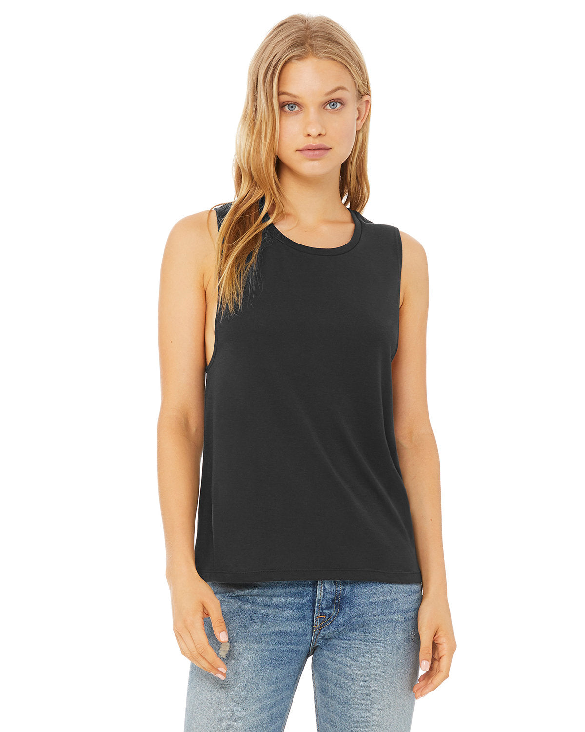 B8803 Bella + Canvas Ladies' Flowy Scoop Muscle Tank S-2XL