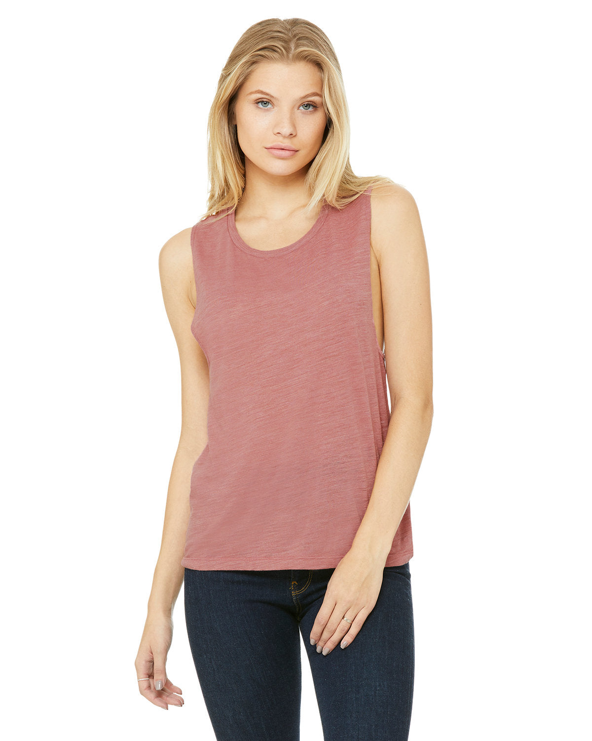 B8803 Bella + Canvas Ladies' Flowy Scoop Muscle Tank S-2XL