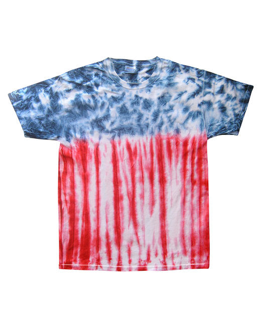 CD100Y Tie-Dye Youth 5.4 oz. 100% Cotton T-Shirt. XS - L