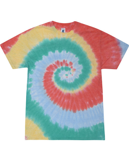 CD100Y Tie-Dye Youth 5.4 oz. 100% Cotton T-Shirt. XS - L