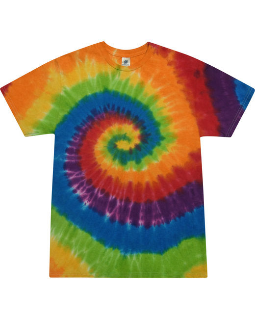 CD100Y Tie-Dye Youth 5.4 oz. 100% Cotton T-Shirt. XS - L