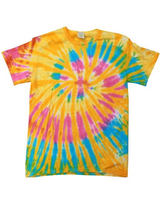 CD100Y Tie-Dye Youth 5.4 oz. 100% Cotton T-Shirt. XS - L