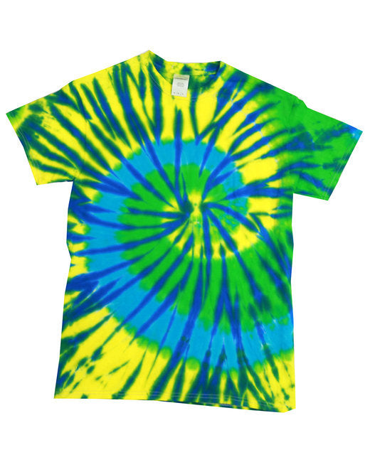 CD100Y Tie-Dye Youth 5.4 oz. 100% Cotton T-Shirt. XS - L