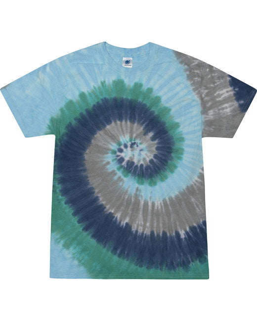 CD100Y Tie-Dye Youth 5.4 oz. 100% Cotton T-Shirt. XS - L