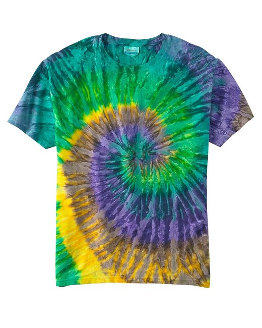 CD100Y Tie-Dye Youth 5.4 oz. 100% Cotton T-Shirt. XS - L