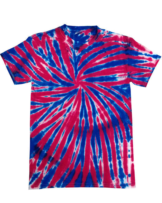 CD100Y Tie-Dye Youth 5.4 oz. 100% Cotton T-Shirt. XS - L