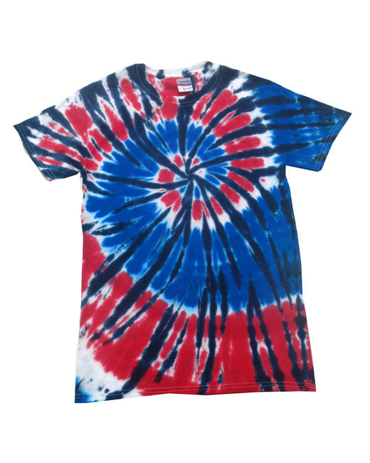 CD100Y Tie-Dye Youth 5.4 oz. 100% Cotton T-Shirt. XS - L