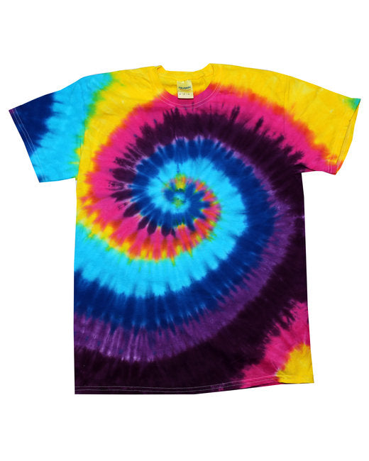 CD100Y Tie-Dye Youth 5.4 oz. 100% Cotton T-Shirt. XS - L