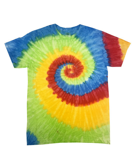 CD100Y Tie-Dye Youth 5.4 oz. 100% Cotton T-Shirt. XS - L