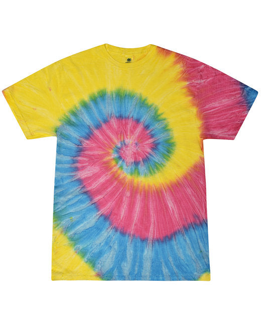 CD100Y Tie-Dye Youth 5.4 oz. 100% Cotton T-Shirt. XS - L