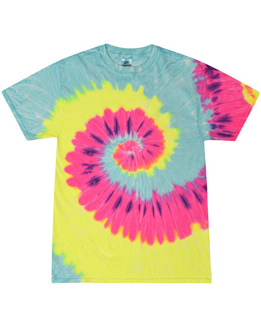 CD100Y Tie-Dye Youth 5.4 oz. 100% Cotton T-Shirt. XS - L