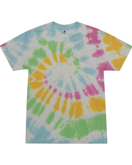 CD100Y Tie-Dye Youth 5.4 oz. 100% Cotton T-Shirt. XS - L