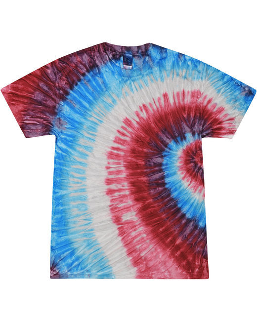 CD100Y Tie-Dye Youth 5.4 oz. 100% Cotton T-Shirt. XS - L