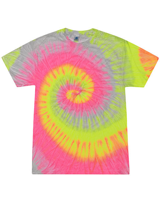 CD100Y Tie-Dye Youth 5.4 oz. 100% Cotton T-Shirt. XS - L