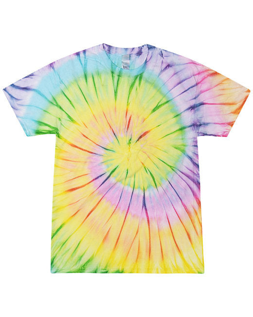 CD100Y Tie-Dye Youth 5.4 oz. 100% Cotton T-Shirt. XS - L