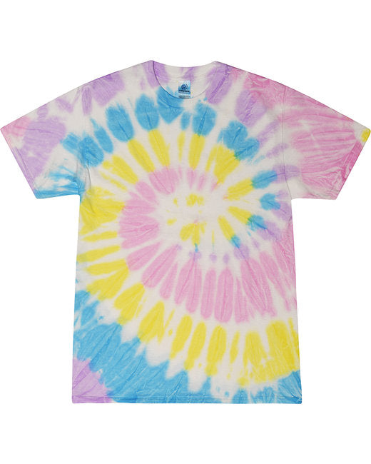 CD100Y Tie-Dye Youth 5.4 oz. 100% Cotton T-Shirt. XS - L