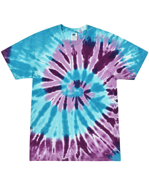 CD100Y Tie-Dye Youth 5.4 oz. 100% Cotton T-Shirt. XS - L