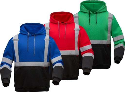 NON-ANSI PULLOVER SWEATSHIRT WITH REFLECTIVE TAPE