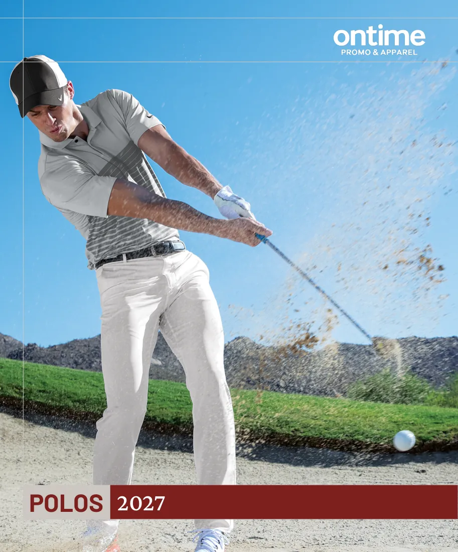 Cover of the OnTime Promo & Apparel 2027 Polos catalog
