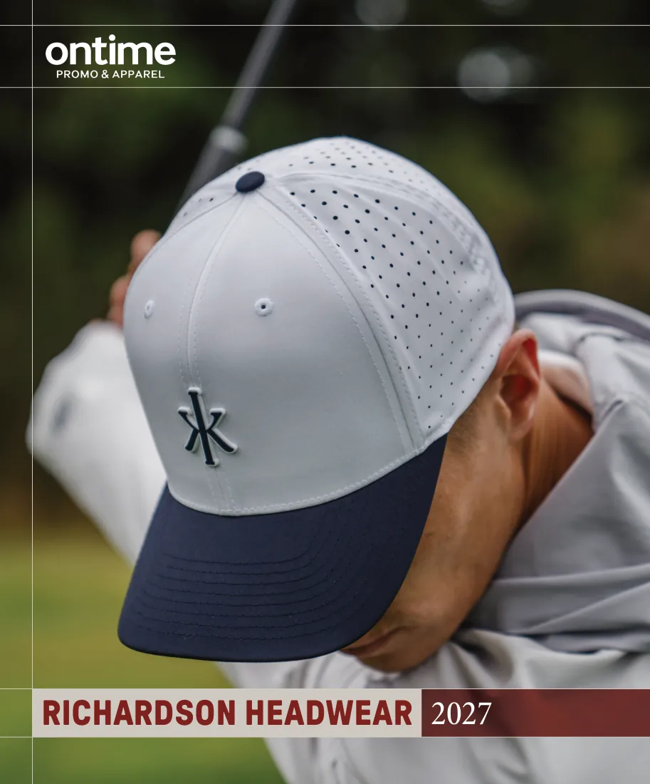 Cover of the OnTime Promo & Apparel 2027 Richardson Headwear catalog